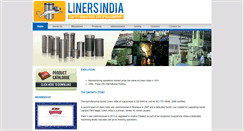 Desktop Screenshot of linersindia.com